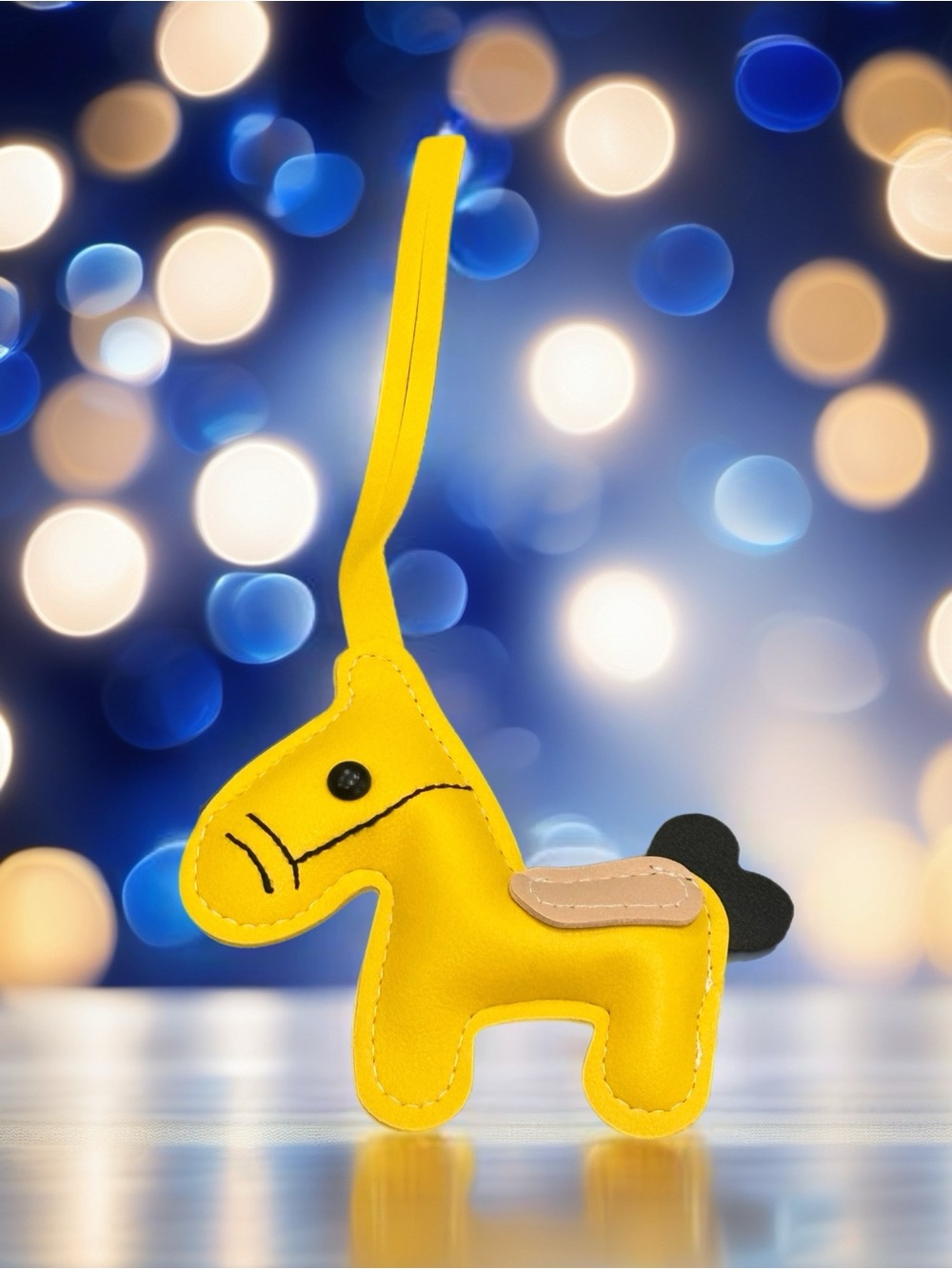 Yellow Pony Bag Charm 💛